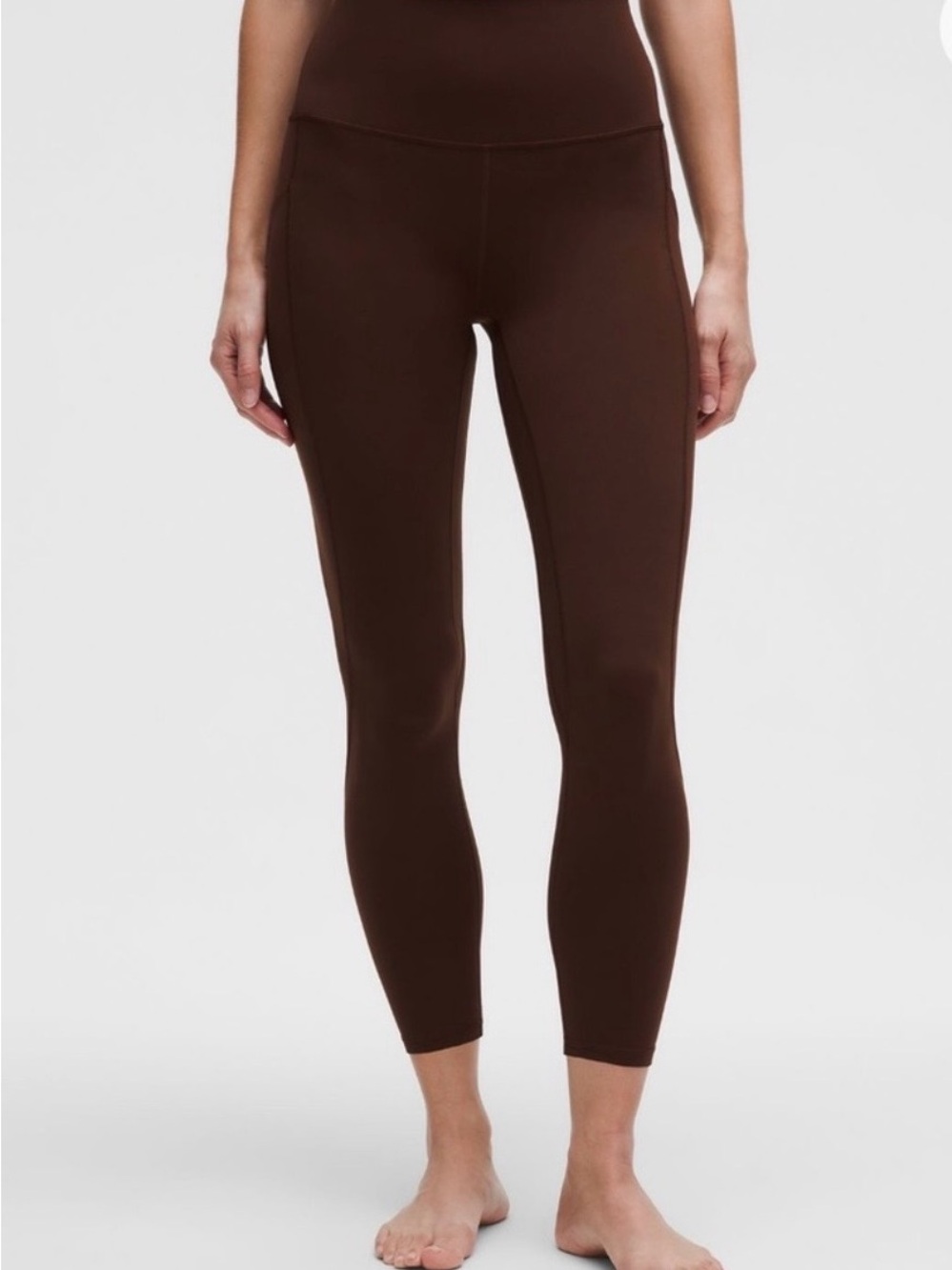 NWT Lululemon align POCKET HR pants 25" LAVA CAKE Size 4